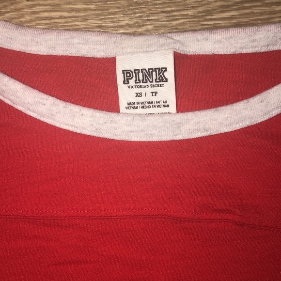 Womens Victoria Secret PINK half sleeve tshirt - Picture 3 of 6